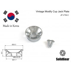 Vintage Modify Cup Jack plate  JP-VTM-C